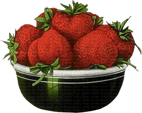 vintage_strawberry bawl Bb2 - PNG gratuit