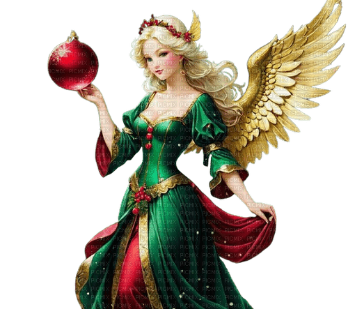 fantasy, angel, engel, winter, christmas - png gratis