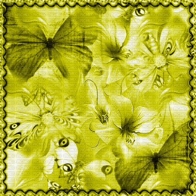 Butterfly In Abundance~Yellow©Esme4eva2015 - Бесплатни анимирани ГИФ