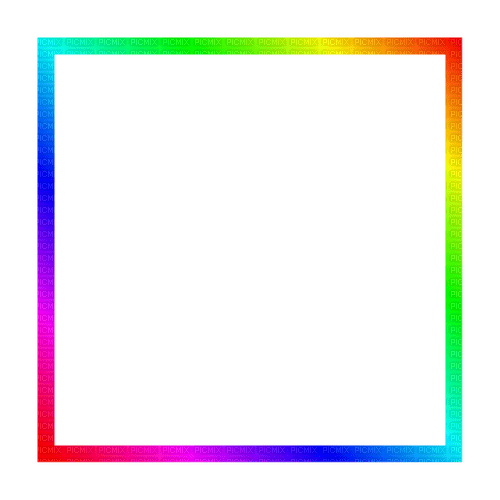 Rainbow frame - Free PNG
