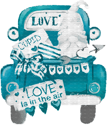soave valentine animated car gnome text love cupid - Безплатен анимиран GIF