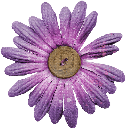 Flower Blume Button Knopf purple - png ฟรี