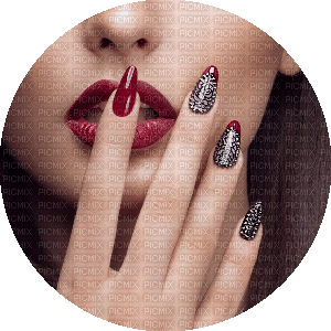 woman finger nails bp - PNG gratuit