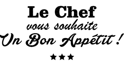 Bon Appétit.Chef.Texte.Phrase.Victoriabea - zadarmo png