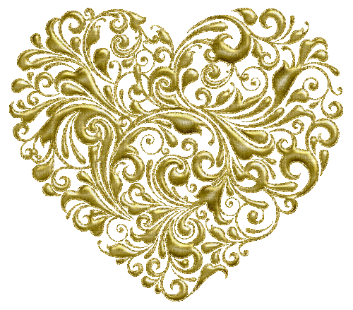 Gold Heart - 免费动画 GIF
