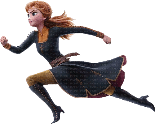 Anna Frozen - GIF animasi gratis