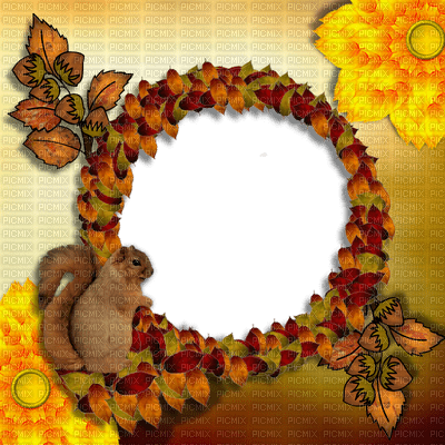loly33 cadre frame automne autumn - png grátis