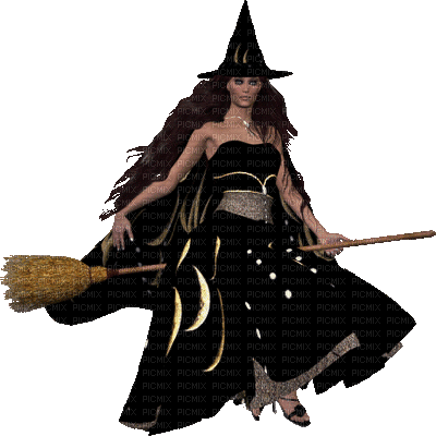 mujer bruja by EstrellaCristal - Bezmaksas animēts GIF
