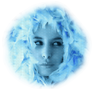 woman femme frau beauty tube human person people blue face feather - darmowe png