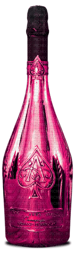 Champagne.Bottle.Black.Pink - 無料png