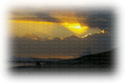 paysage coucher de soleil - png grátis