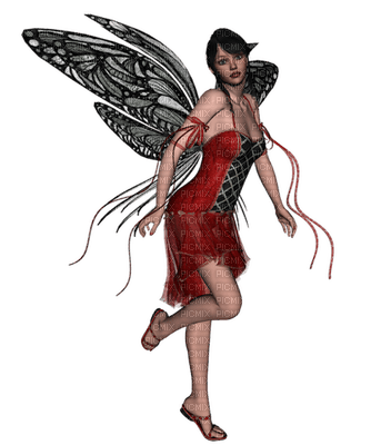 laurachan red fairy - ingyenes png