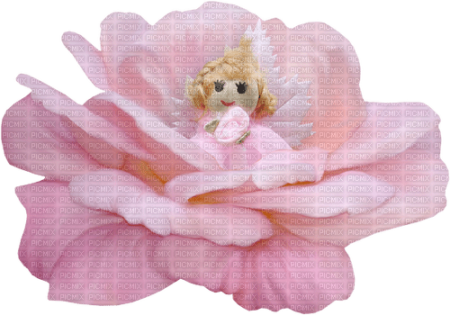 Fleur Rose Poupée:) - ücretsiz png