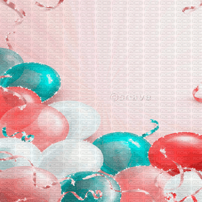 soave background animated birthday  pink teal - Kostenlose animierte GIFs