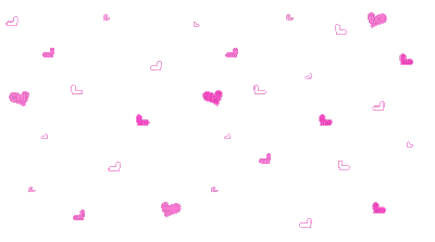 Falling Pink Hearts - Free animated GIF