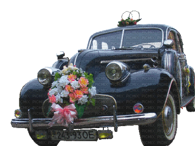 wedding car bp - GIF animé gratuit