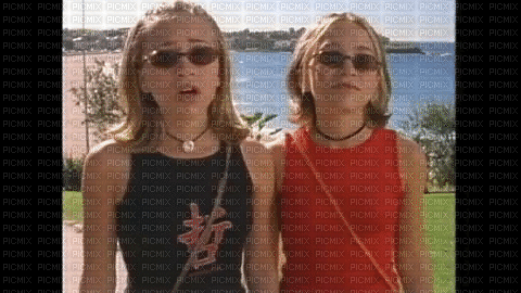 Mary-Kate und Ashley Olsen - Бесплатни анимирани ГИФ