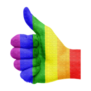 Pride thumbs up - PNG gratuit
