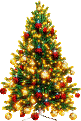 christmas tree by nataliplus - Δωρεάν κινούμενο GIF