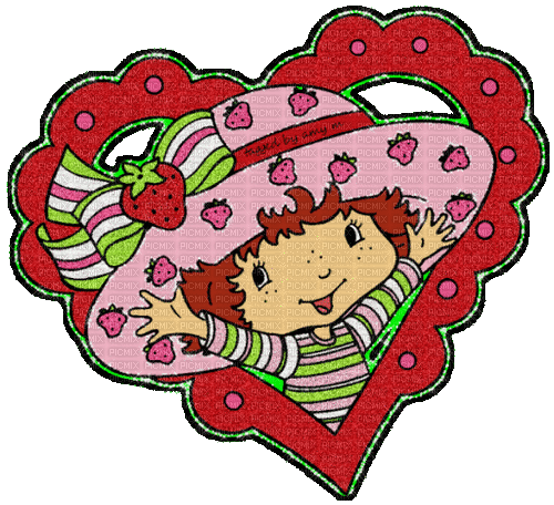 Strawberry Heart <3 - Nemokamas animacinis gif