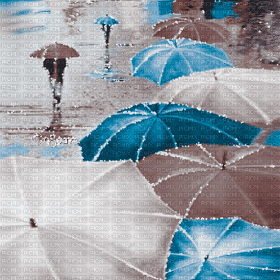 soave background animated umbrela rain  vntage - Free animated GIF