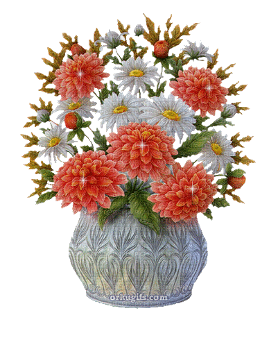 MMarcia gif  vaso flores fleurs flowers - GIF animé gratuit