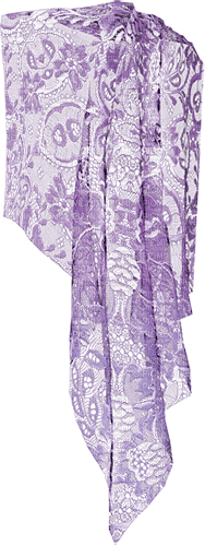 soave deco curtain lace purple - 免费PNG