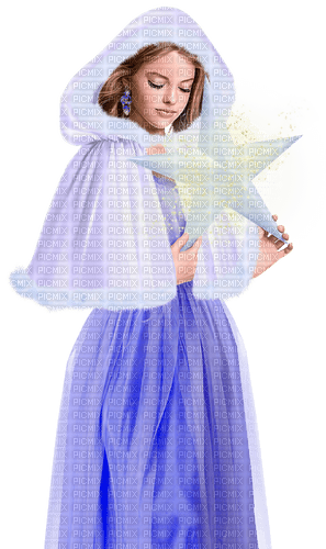 Woman. Winter. Star. Christmas. Leila - δωρεάν png