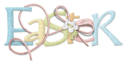 Kaz_Creations Deco Easter Text Logo Easter - 無料png