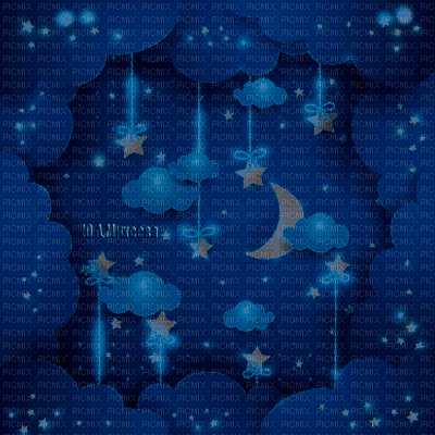 Y.A.M._Night, moon, stars background - Бесплатный анимированный гифка