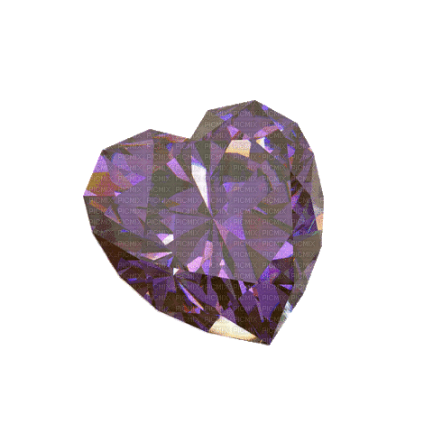 purple heart - GIF animasi gratis
