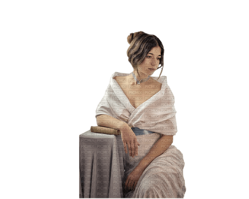 kvinna-woman-sitter--seated - 免费PNG