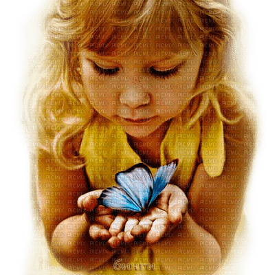 Y.A.M._Summer baby girl butterfly - besplatni png