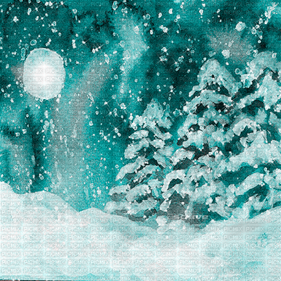 soave background animated winter forest - 無料のアニメーション GIF