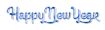 soave text happy new year blue - kostenlos png