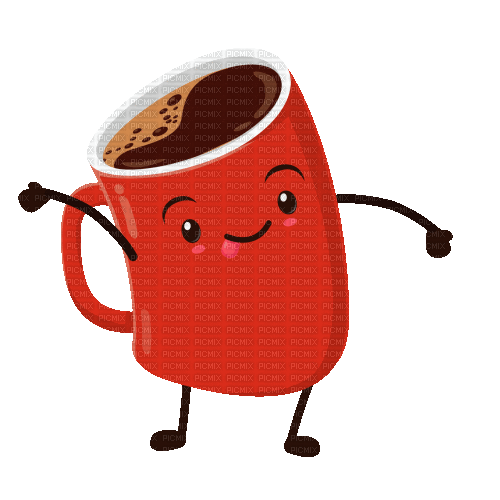 Kopje koffie - GIF animate gratis