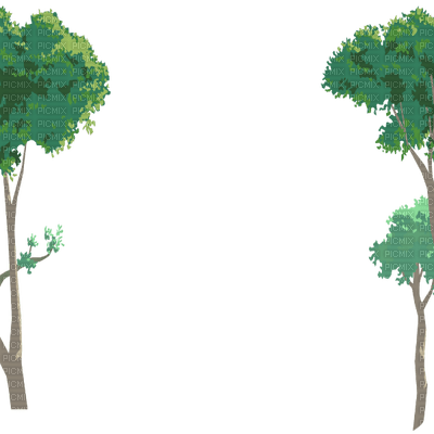 cadre abre tree frame - 免费PNG