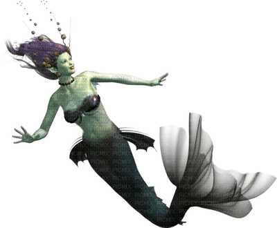 mermaid grey bp - bezmaksas png