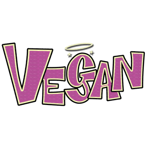 Vegan Text - gratis png