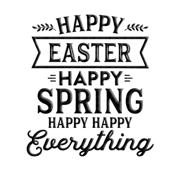 kikkapink happy easter text spring - δωρεάν png