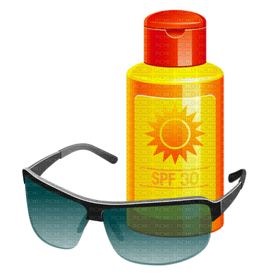 suncreme  sunglasses deco summer crême solaire lunette - фрее пнг