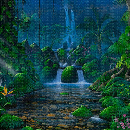 tropical background by nataliplus - png grátis