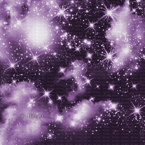 Y.A.M._Background stars sky purple - Gratis animeret GIF