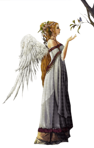 dolceluna woman angel vintage - PNG gratuit