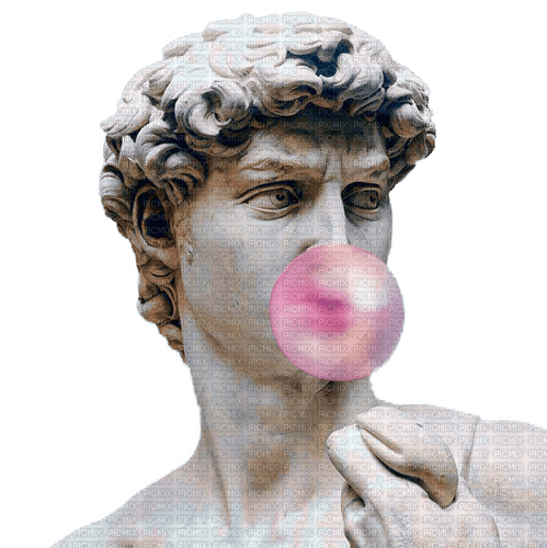 Bubble Gum Statue - png ฟรี