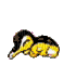 Cyndaquil Pokémon pixel - GIF animado grátis