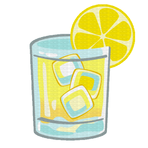 Lemon Drink - Free animated GIF