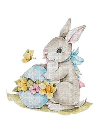 kikkapink vintage easter bunny spring - δωρεάν png