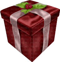 pakett-röd-jul - PNG gratuit