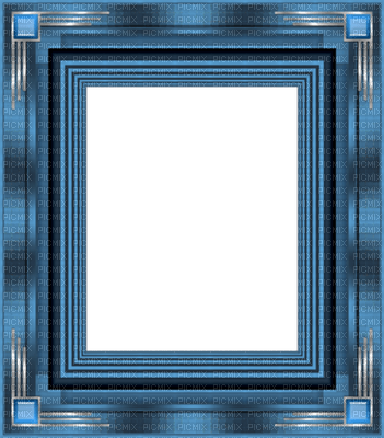 Cadre.Frame.Blue.Azul.Victoriabea - PNG gratuit